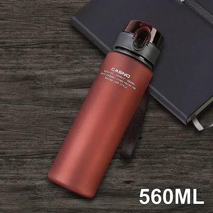 400Ml/560Ml Frosted Sports Water Bottle BPA Free Leak Proof Sports Water Bottle Tour Hiking Portable Outdoor Riding Gym Bottles